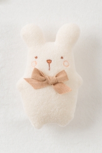 日本Amorosa Mamma有機棉安撫娃娃-白色兔子