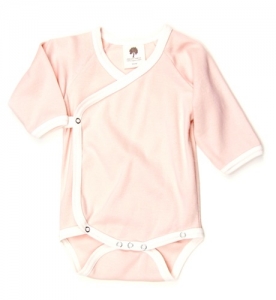 kate quinn 有機棉包屁衣-淡粉紅色