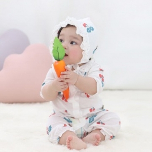 Merebe嬰兒連身裝-櫻桃圖案