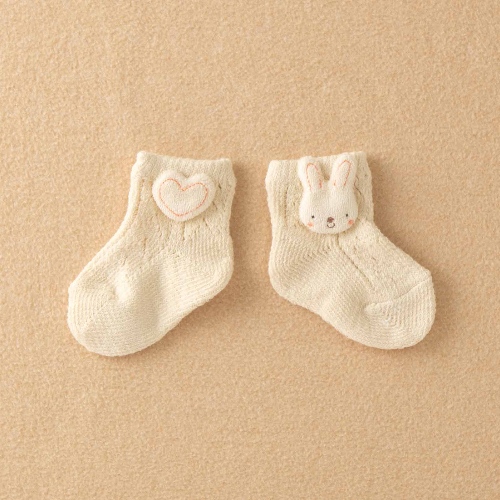日本Amorosa Mamma有機棉新生兒襪 