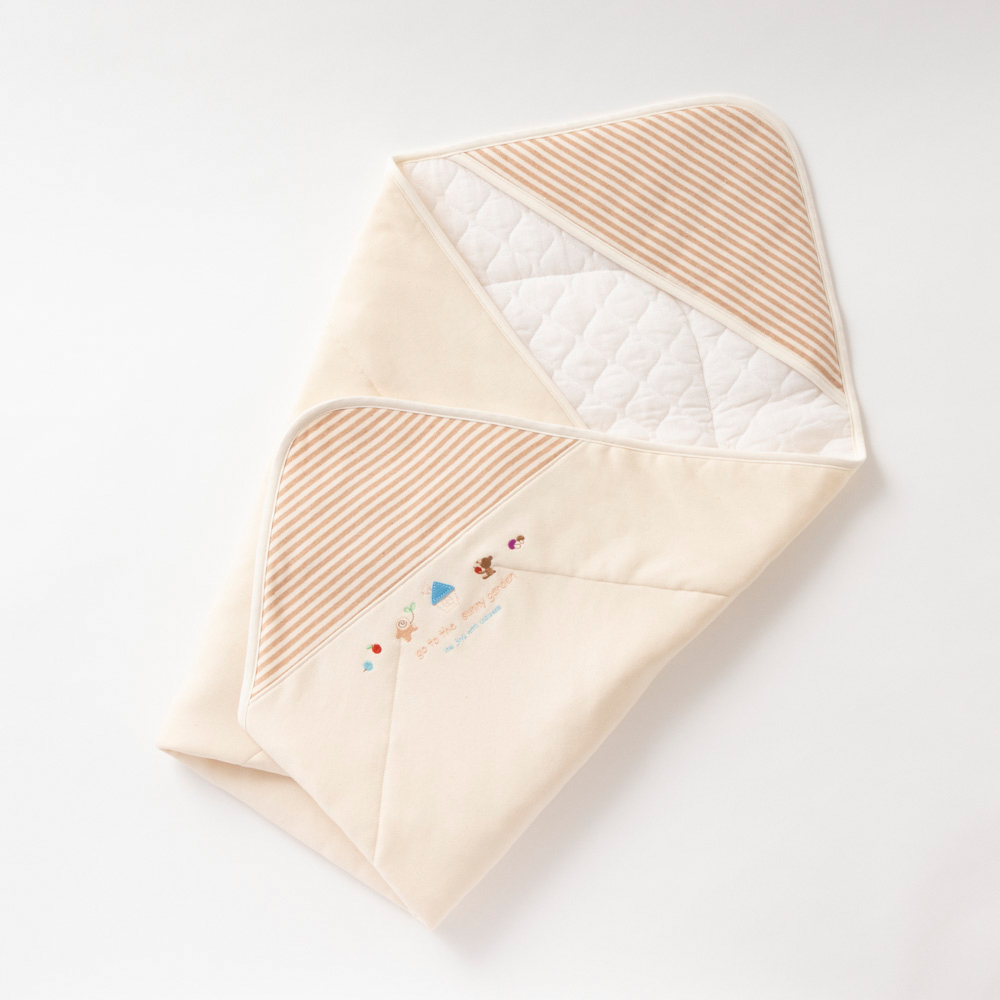 日本OP mini 有機棉嬰兒多功能包巾被