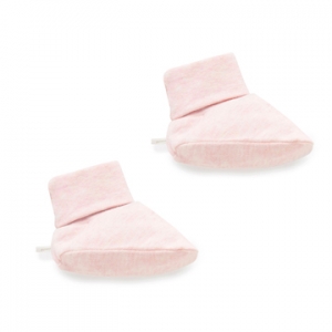 Purebaby有機棉嬰兒短襪/腳套-粉紅
