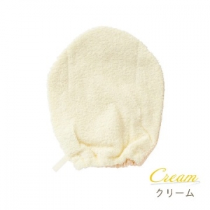 日本OP mini 沐浴手套-鵝黃色