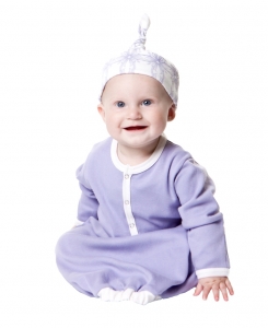 kate quinn有機棉睡袍-淡紫色